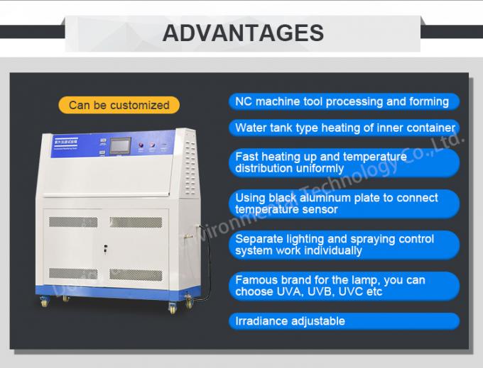 Liyi UV Light Aging Chamber Weatherometer Tester Machine Aging Cabinet Lampa UV Przyspieszony tester warunków atmosferycznych 2