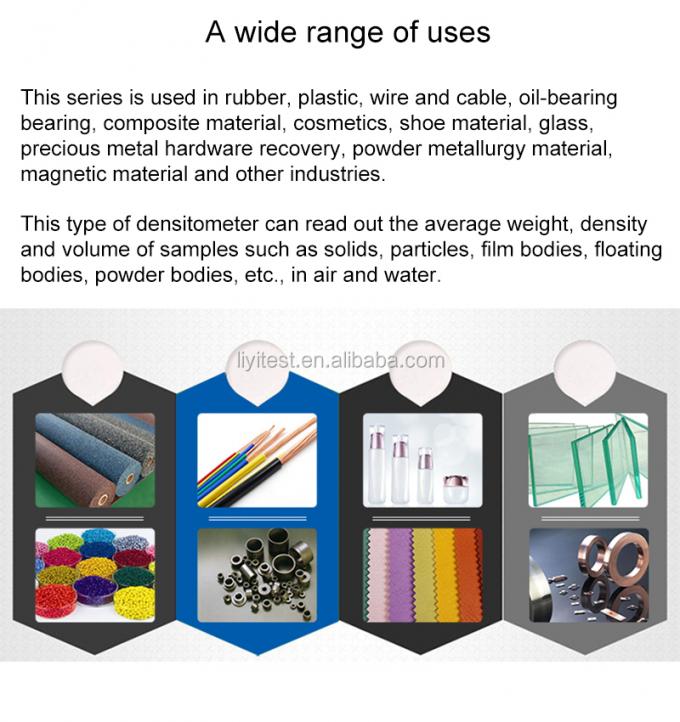 ASTM JIS GB/T ISO Przenośny cyfrowy miernik gęstości 0