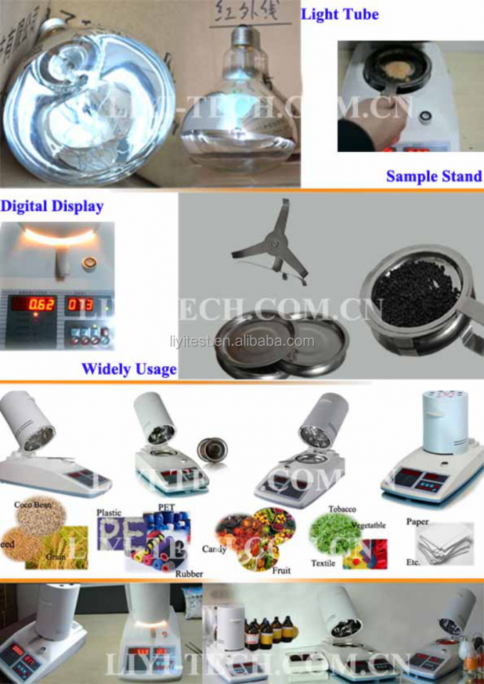 LIYI Miernik wilgotności surowego ryżu do szybkiego testowania nasion 1