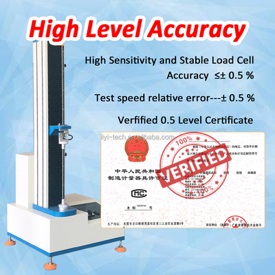 Liyi Universal Testing Machine 500kg Pojemność 220V Moc ciągła