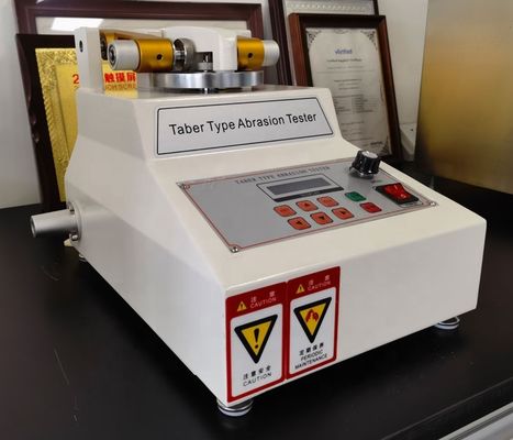 LY Taber Abrasion Tester with 12 Months Warranty ASTM D4060/D4157/D1044 Standard and Test Load 250g-1000g for Fabric Abrasion Testing