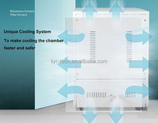 Liyi 1200 stopni Precision Laboratory Heating Equipment ogrzewa do 1000C Wysokiej temperatury ceramiczny piecowiec muffle, 1000 stopni pieca