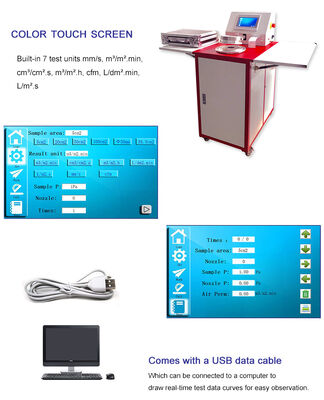 Liyi Laboratory Textile Digital Tissue Air Permeability Tester