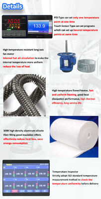 Liyi Niestandardowa wysokotemperaturowa wielka pieca utwardzająca ciepłe powietrze cyrkulatoryjne laboratorium pieca grzewcza przemysłowa pieca susząca cena